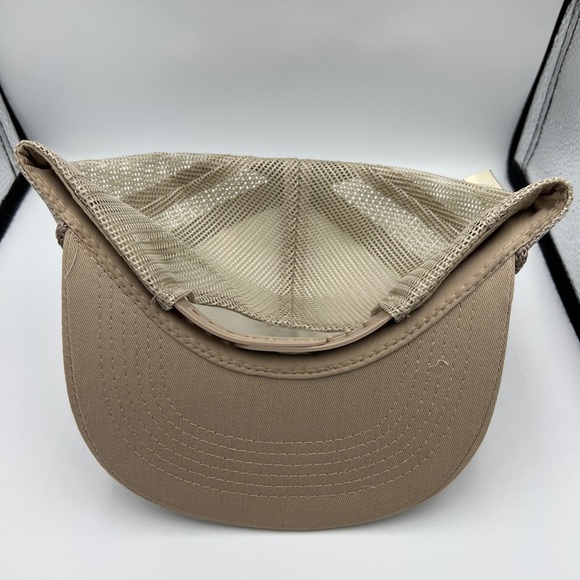 Vintage trucker hat funny quote about age, tan NWT, SnapBack mesh cap - Picture 3 of 8